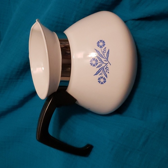 *Vintage* Blue Cornflower Corning Wear 6 Cup Tea Pot P-104 - Picture 2 of 9